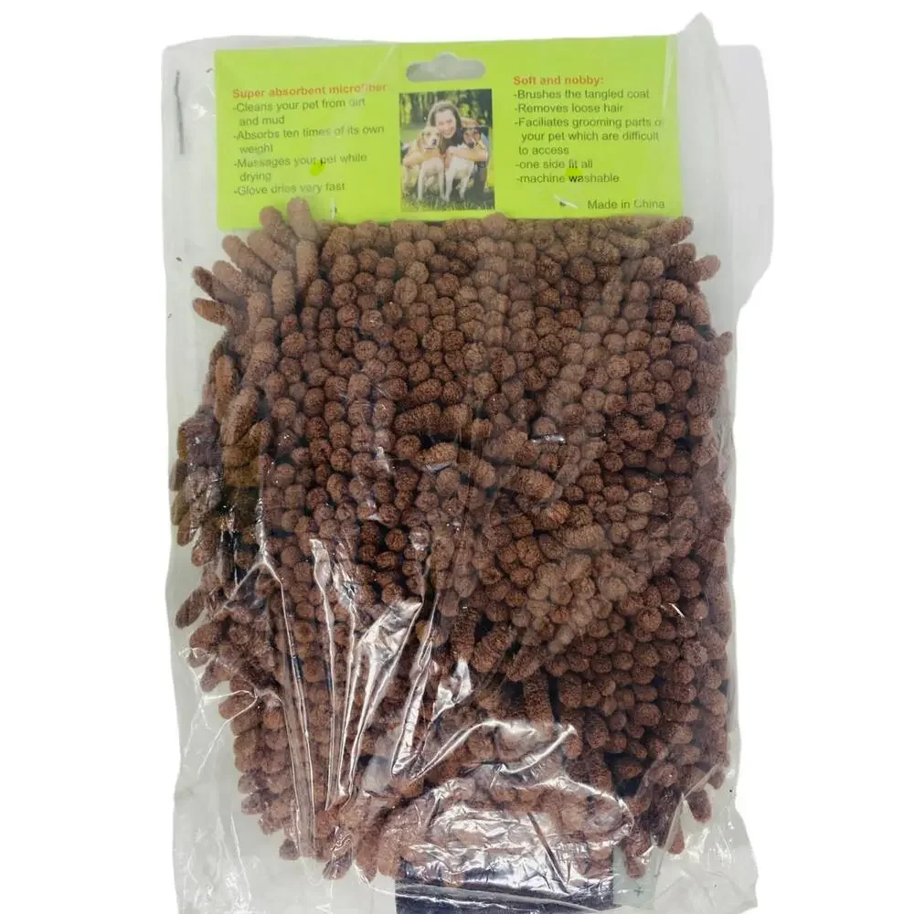 simply dirty pet multi function gloves for grooming dogs and other pets